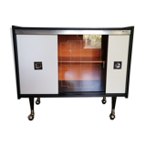 Vintage bar furniture on wheels