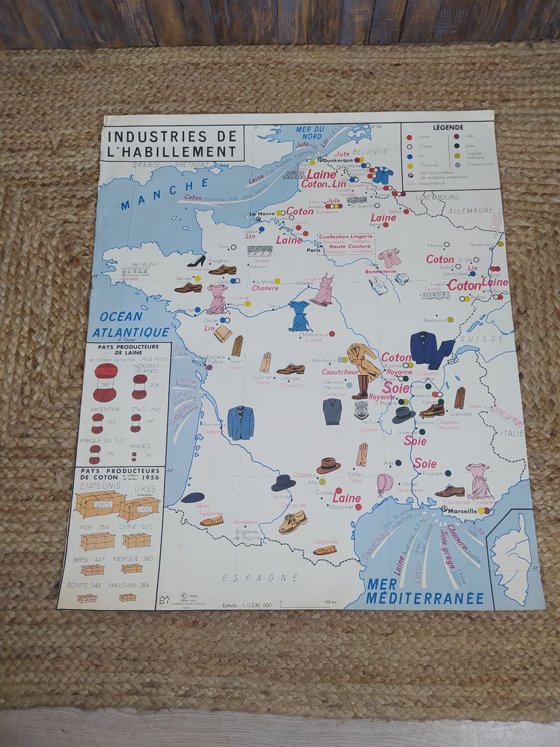 Carte scolaire editions Mdi