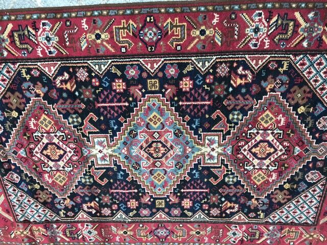 Carpet French drawings Shiraz dots knoated 120x200 cm