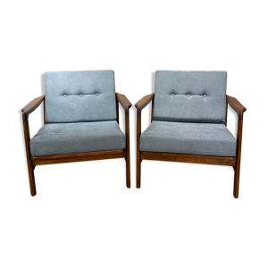 paire de fauteuils club