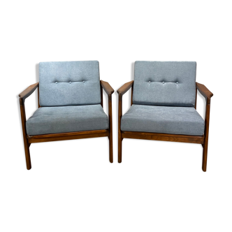 Pair of club Armchairs vintage 60’ proj. Z. Banczyk