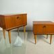 Pair of Scandinavian bedsides