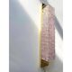 Pair of Luxury Gold Wall Sconces with Ametista “Graniglia” Murano Glass