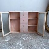 Armoire de toilette murale 2 portes 4 tiroirs
