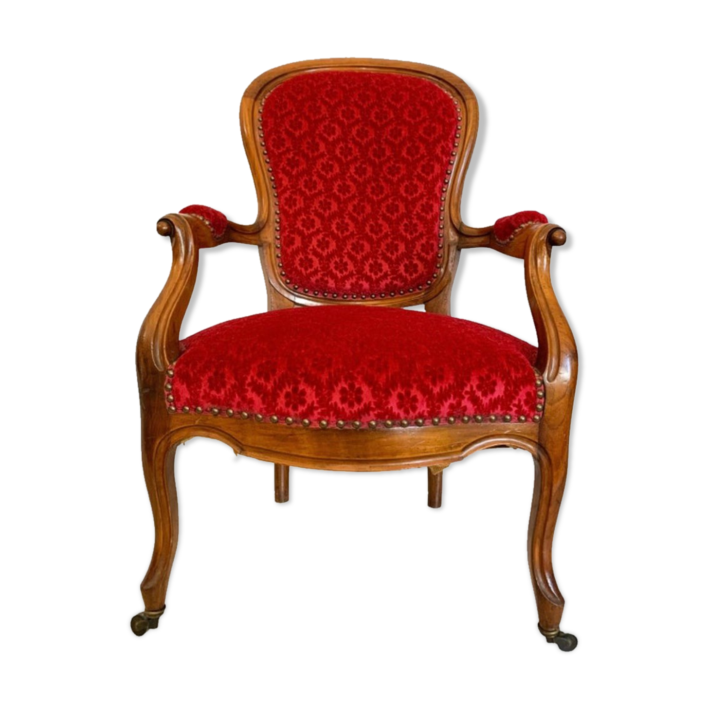 Louis XV Style Cabriolet armchair, circa 1850