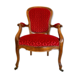 Louis XV Style Cabriolet armchair, circa 1850