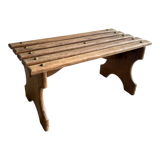 Small wooden bench