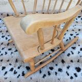 Wooden rocking chair