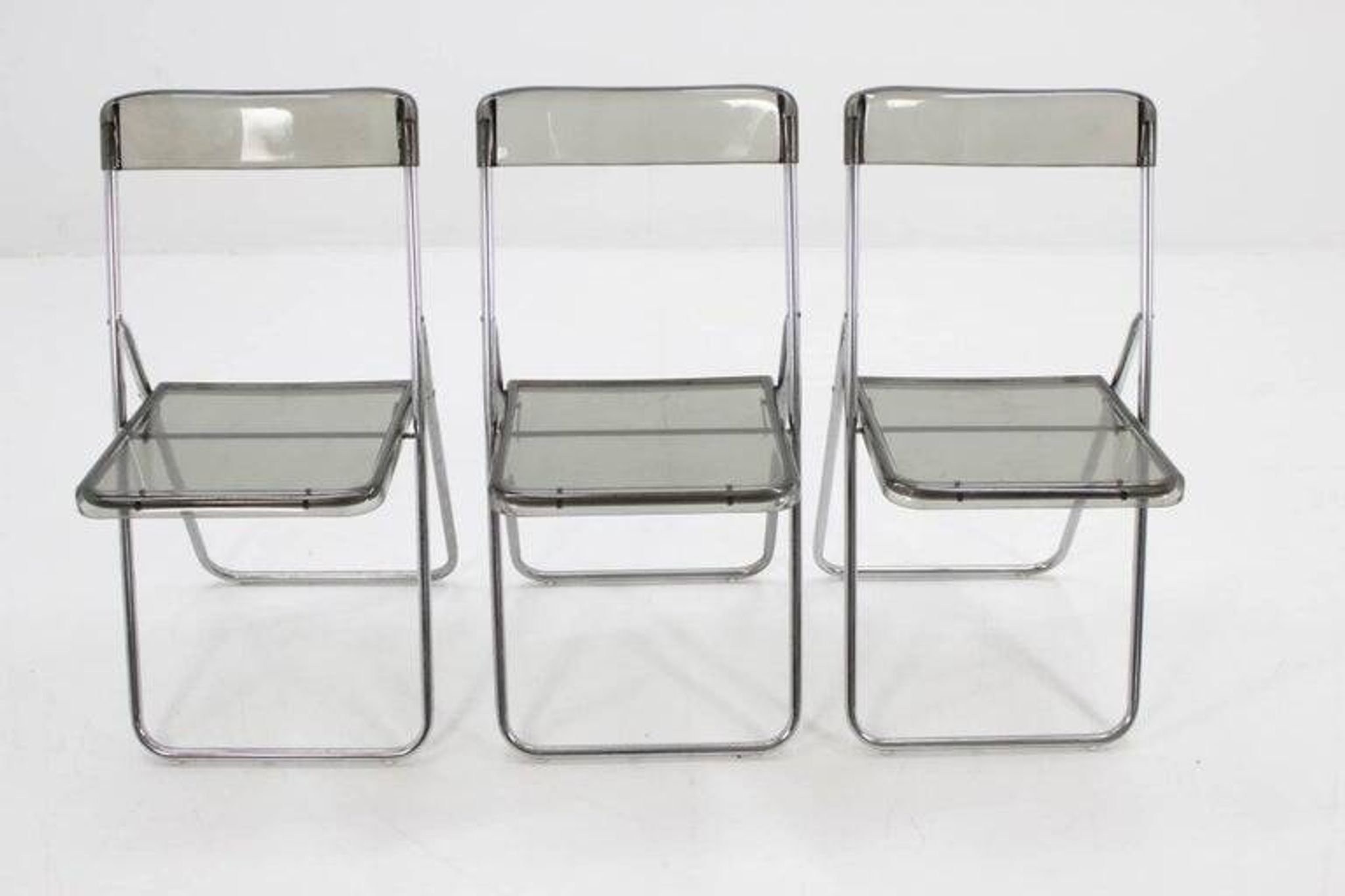 Set of three folding mid-century chairs from Sweden, 1970s