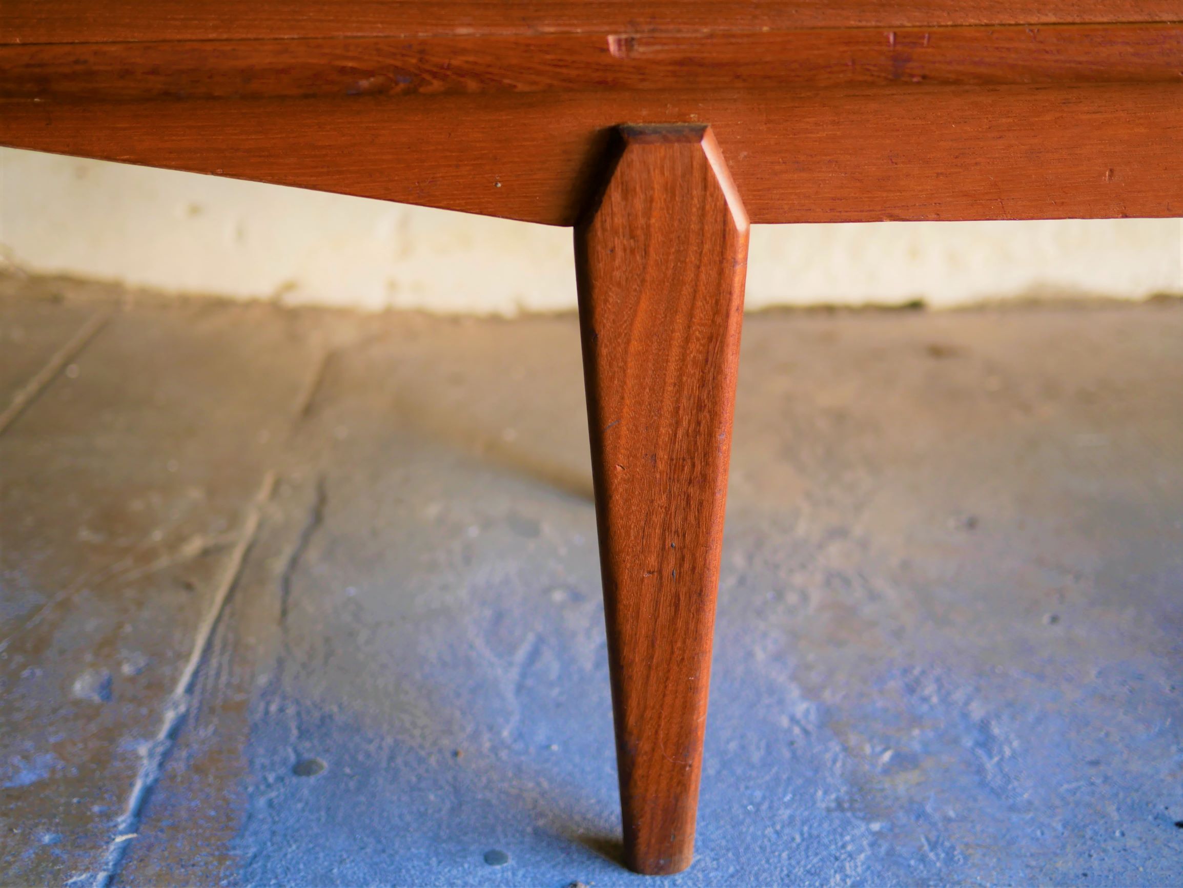 Scandinavian buffet teak model "Tilburg" by O.M.F Omer Meubel Fabriek to Samcom Lefèvre editions