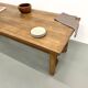 Oak farmhouse table, 1950s