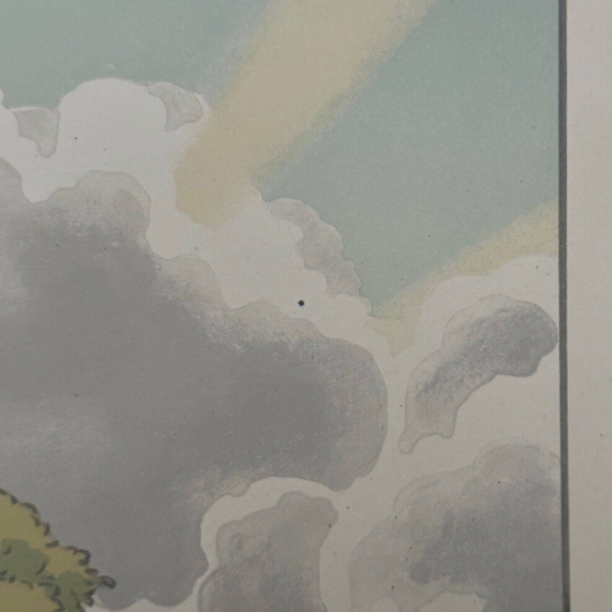 Lithographie par Henri Rivière La Féérie des Heures - L'Orage qui monte