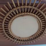 Rattan mirror 46cm