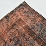 Tapis turc vintage classique en laine terracotta