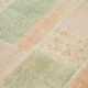 Tapis patchwork oriental contemporain fait à la main 172 cm x 242 cm beige patchwork