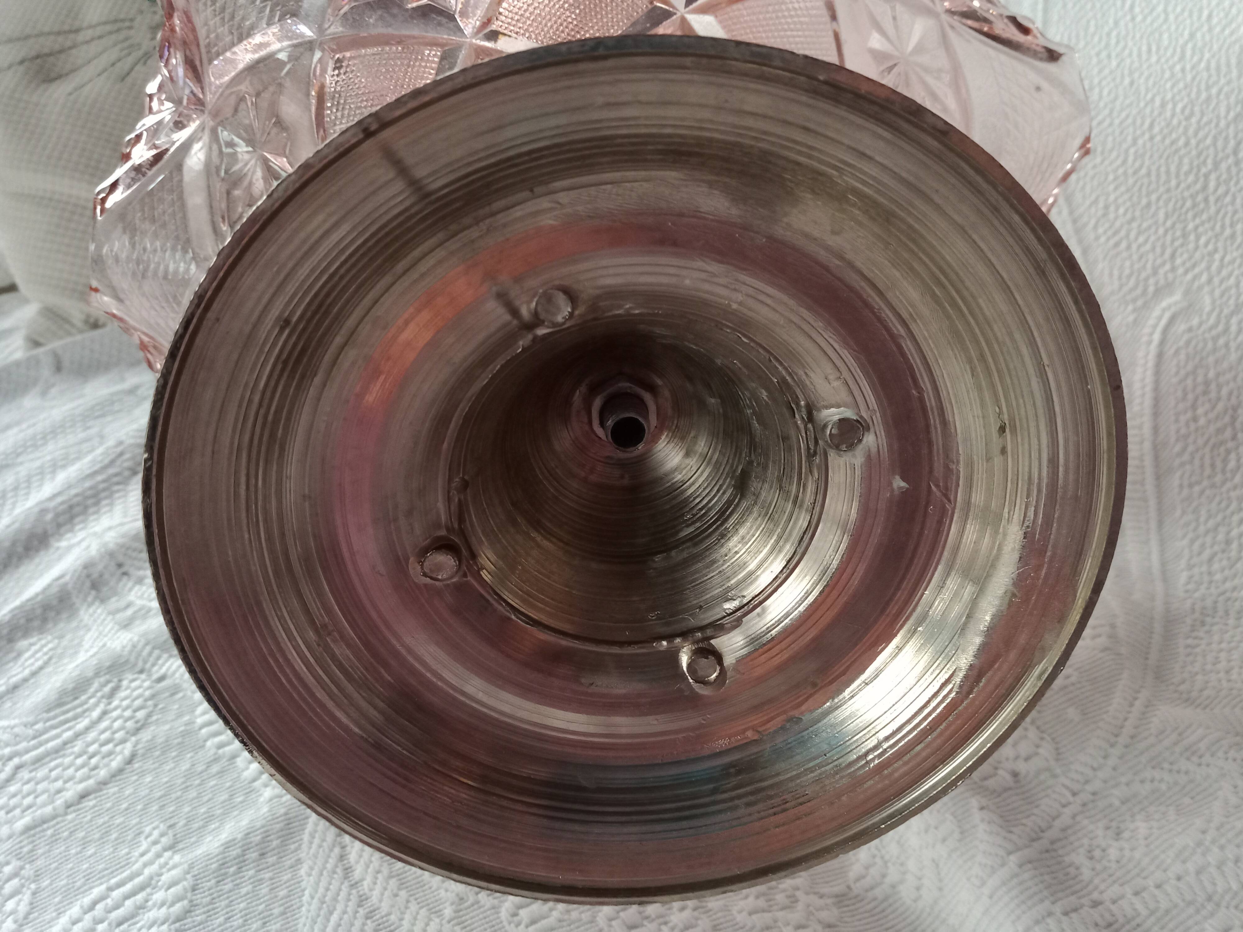 Fruit petits-fours set with two old pink corolla bowls, 19th century frame