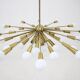 Rare Mid Century Chandelier Sputnik, Atomic, 1960s