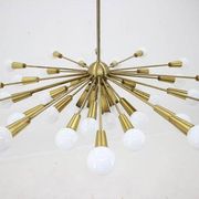 Rare Mid Century Chandelier Sputnik, Atomic, 1960s