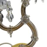 Vintage *Maria Theresa Style Table Lamp – 1950's Crystal & Brass