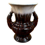 Scheurich & Greulich 200/14 Vase, Brown West-German Pottery from the 1950s