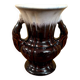 Vase Scheurich & Greulich 200/14, céramique brune ouest-allemande des années 1950