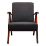 Mid Century Easy Chair Model B - 310 Var in Dark Gray Tweed