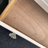 Art Deco chest of drawers with moustache feet, 1930