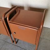 Paire de chevets d'internat