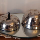 superb and rare Apple ice vintage stainless and black plastic