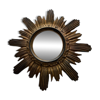 Vintage resin sun mirror, Italian design
