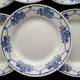 6 HBC Choisy le Roi earthenware dinner plates. Georgette model