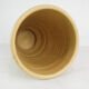 Ceramic vase with light glaze and simpel pattern of unknown Danish artist, 1960s