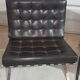 Paire de chauffeuse Barcelona de Mies Van Der Rohe, Knoll