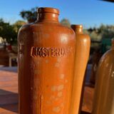 Set of three stoneware bottles