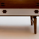 50s two-tone dressing table