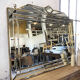 Italian design milked gold mirror