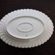 Vintage oval serving dish in twisted white porcelain by Limoges Haviland