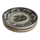 Lot de 6 assiettes en faïence Longwy Huart & Nothomb