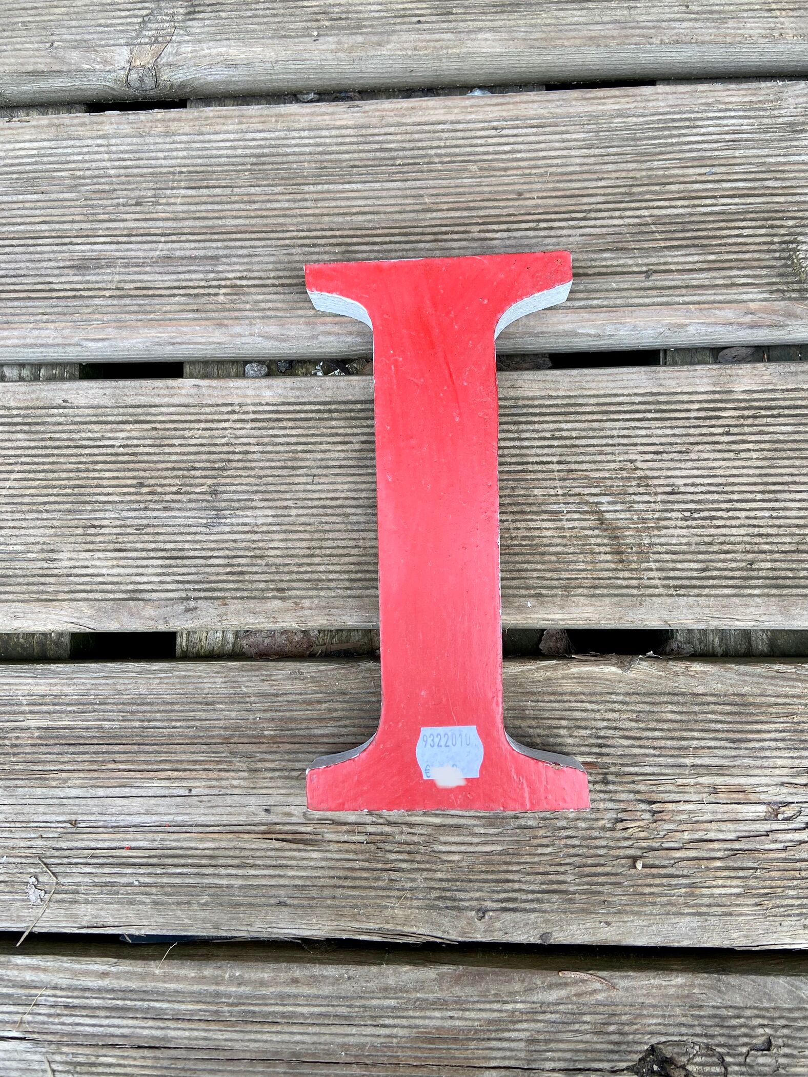 Letter of signage - i