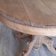 Table en bois ovale avec allonges