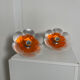 Pair of Flowers wall lights 1970