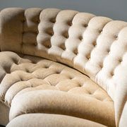 Modular sofa semicircle '70, F.lli Carloni set of 3