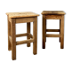 Wooden workshop stools