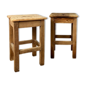 Tabourets d’atelier en bois