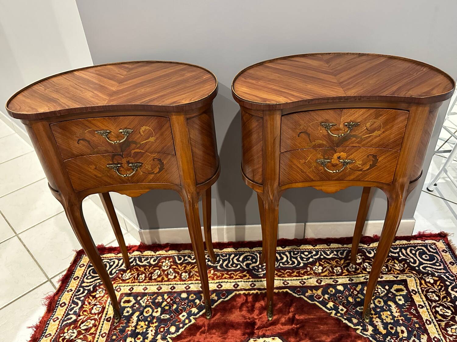 Paire de Chevet  rognon Louis XV