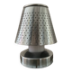 Lampe design en inox perforé