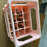 Vintage evian bottle rack