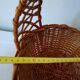 Woven wicker basket
