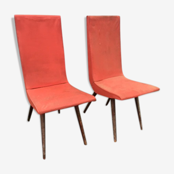 Paire de chaises Stella d'époque, modèle Pallas