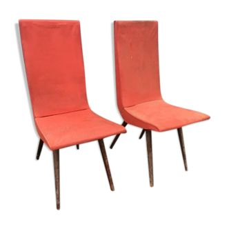 Paire de chaises Stella d'époque, modèle Pallas